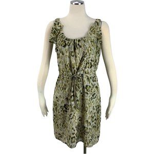 LOFT 8 Dress Animal Print Cheetah Lined Sleeveless